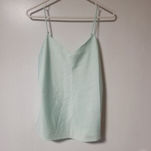 Club Monaco NWT Kora Cami Chemise GREEN/VERT Color size extra small.